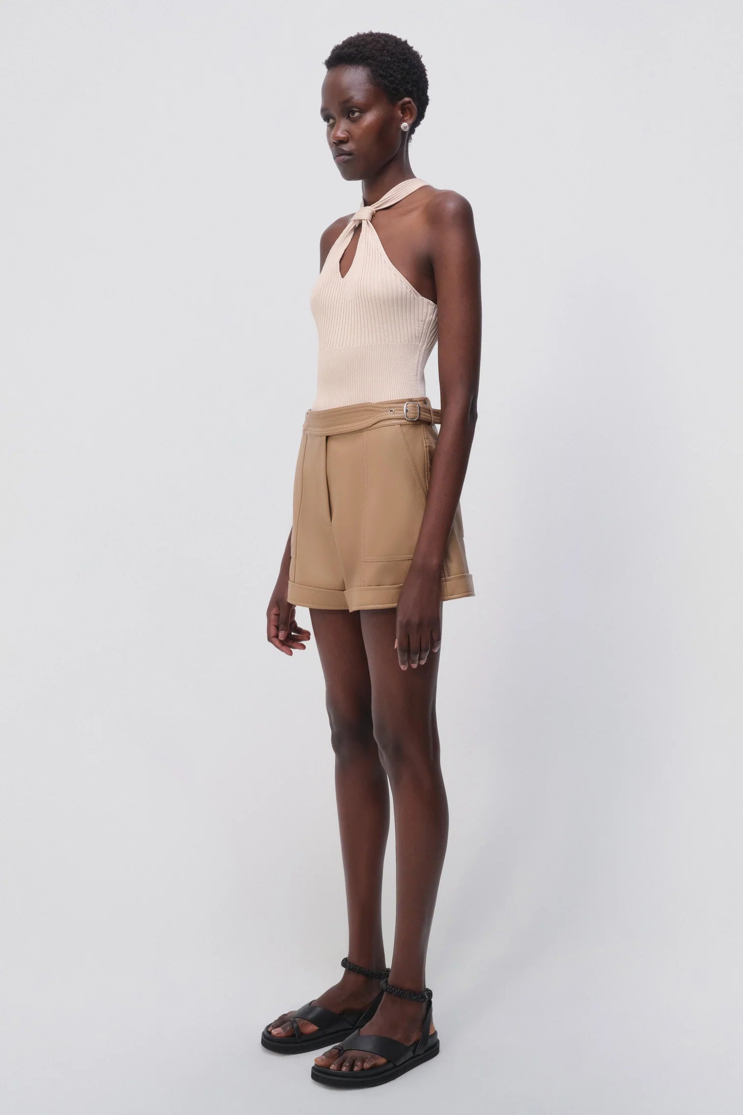 Simkhai Chace Belted Shorts