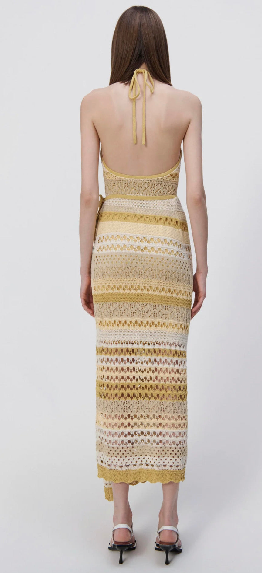 Simkhai - Katarina Macrame Midi Dress - Marigold Multi