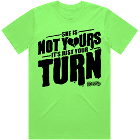 SINYIJYT : Neon Green Sneaker Tees Shirt