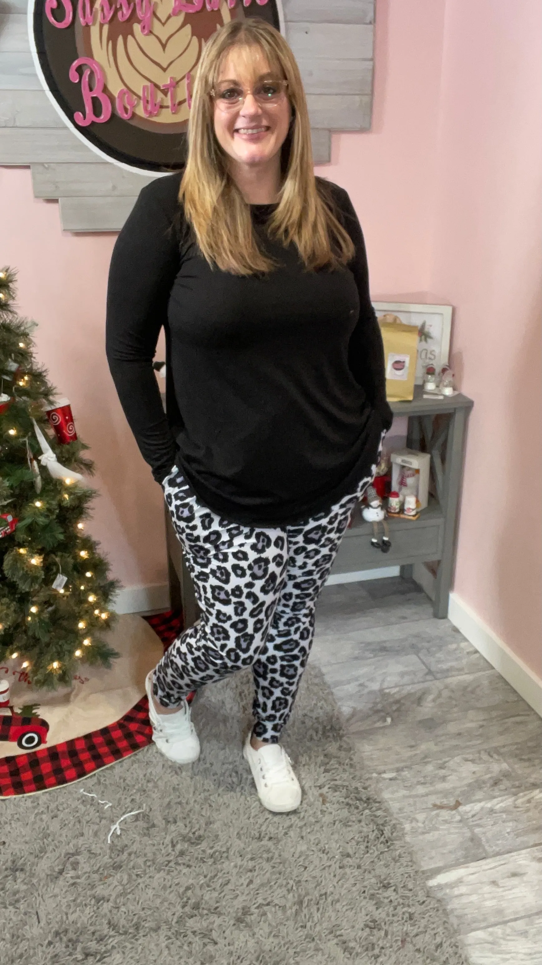 Snow Leopard Joggers