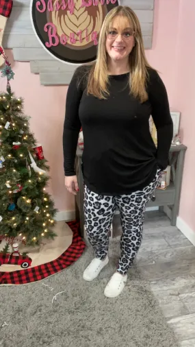 Snow Leopard Joggers