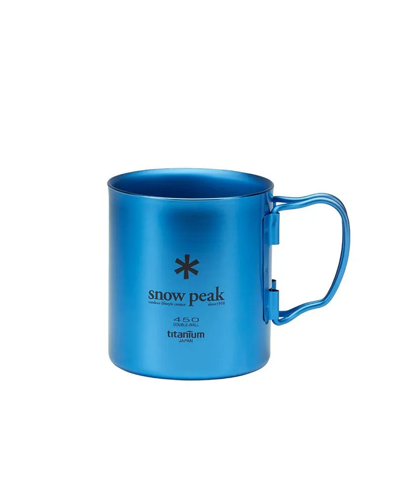 Snow Peak Titanium Double Wall 450 Mug in Colors