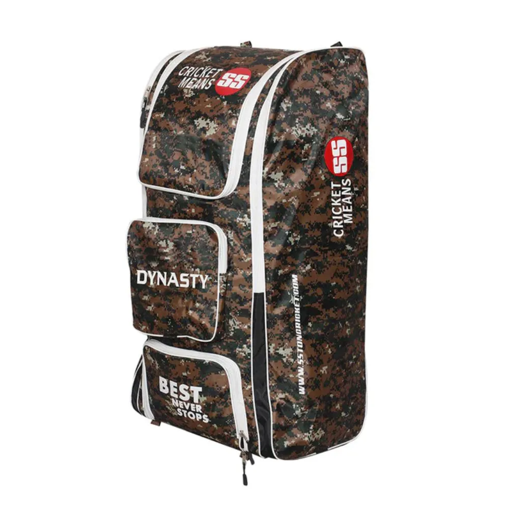 SS Dynasty CamoFlage Duffle Cricket Kit Bag (Brown)