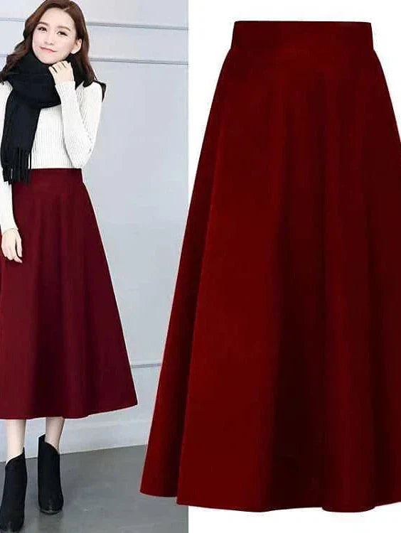 Swing Maxi Skirts for Women with Pockets