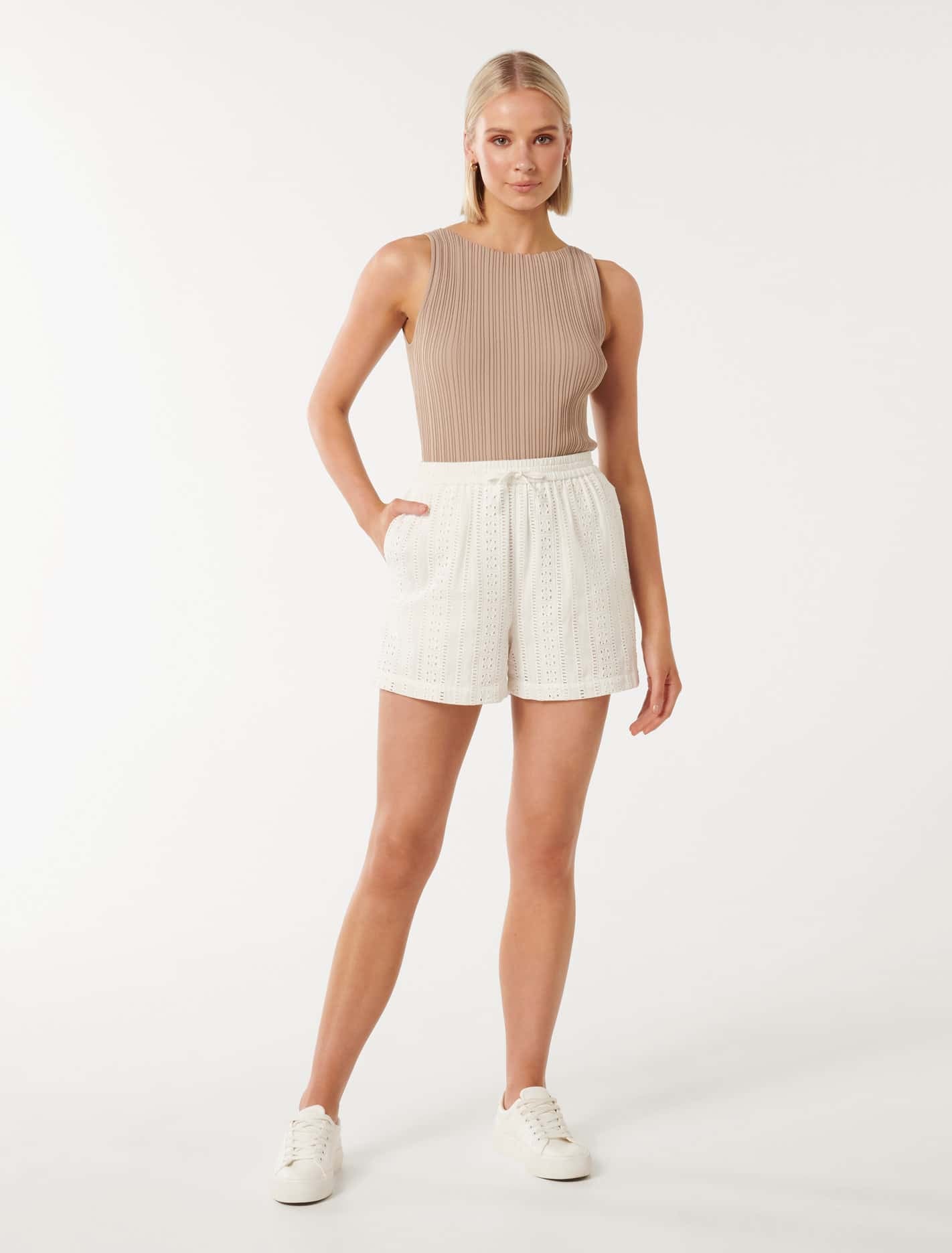 Tamara Textured Shorts