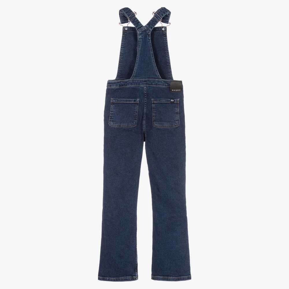 Teen Blue Denim Dungarees