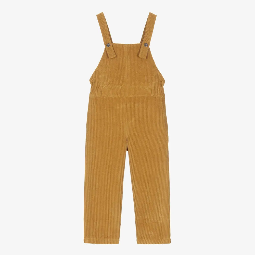 Teen Yellow Corduroy Dungarees