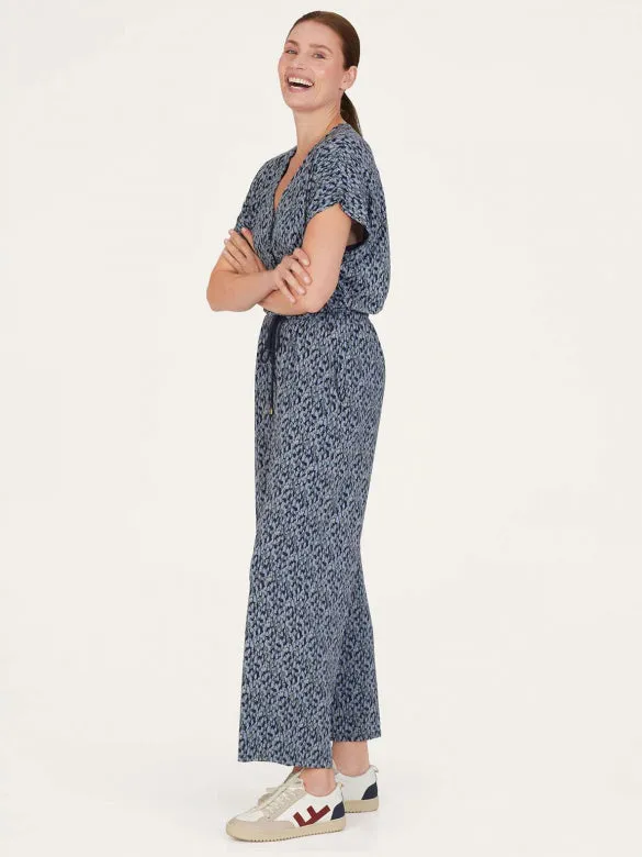 Thought Navy Marlee Wrap EcoVero Jumpsuit