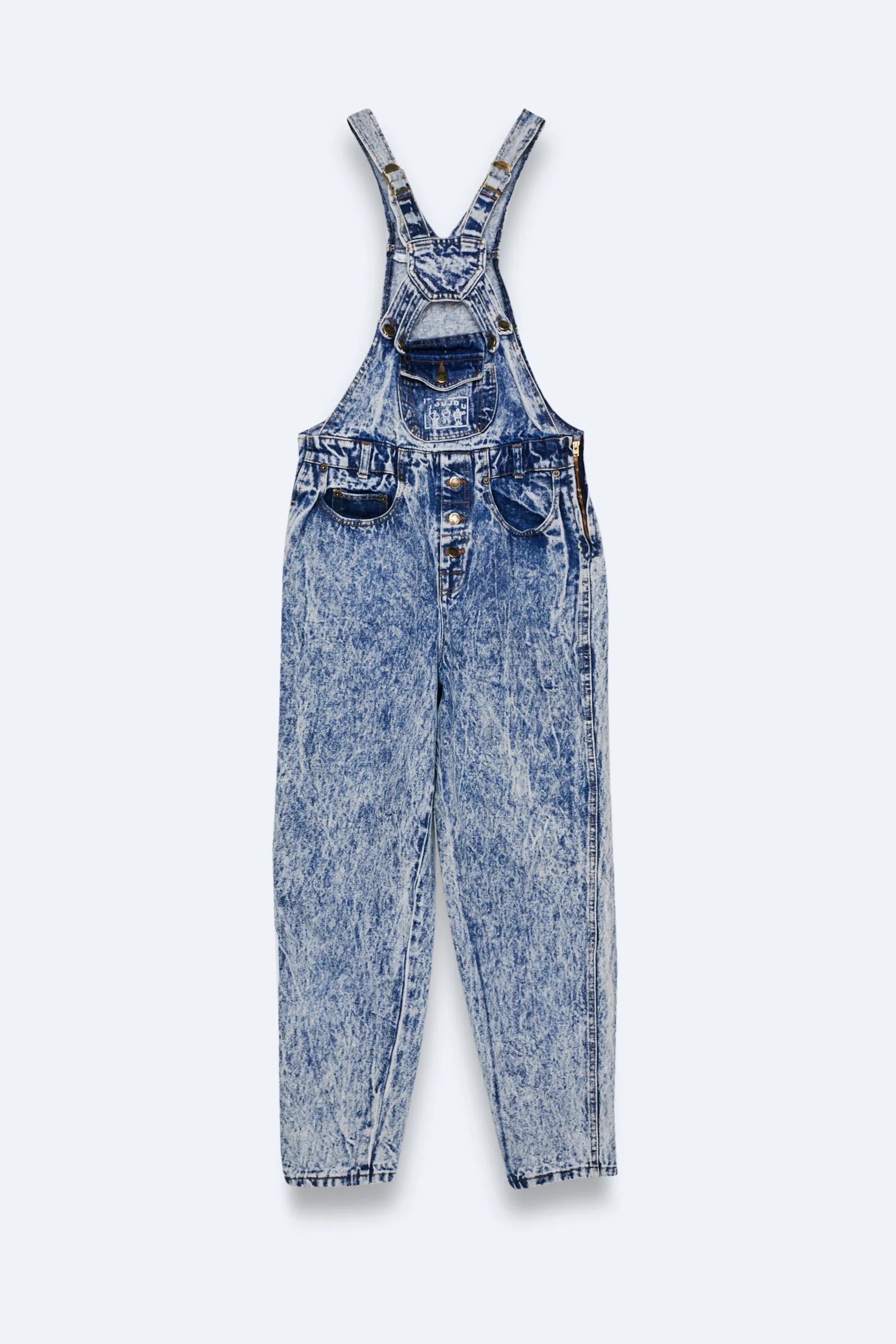 Vintage Acid Wash Dungarees