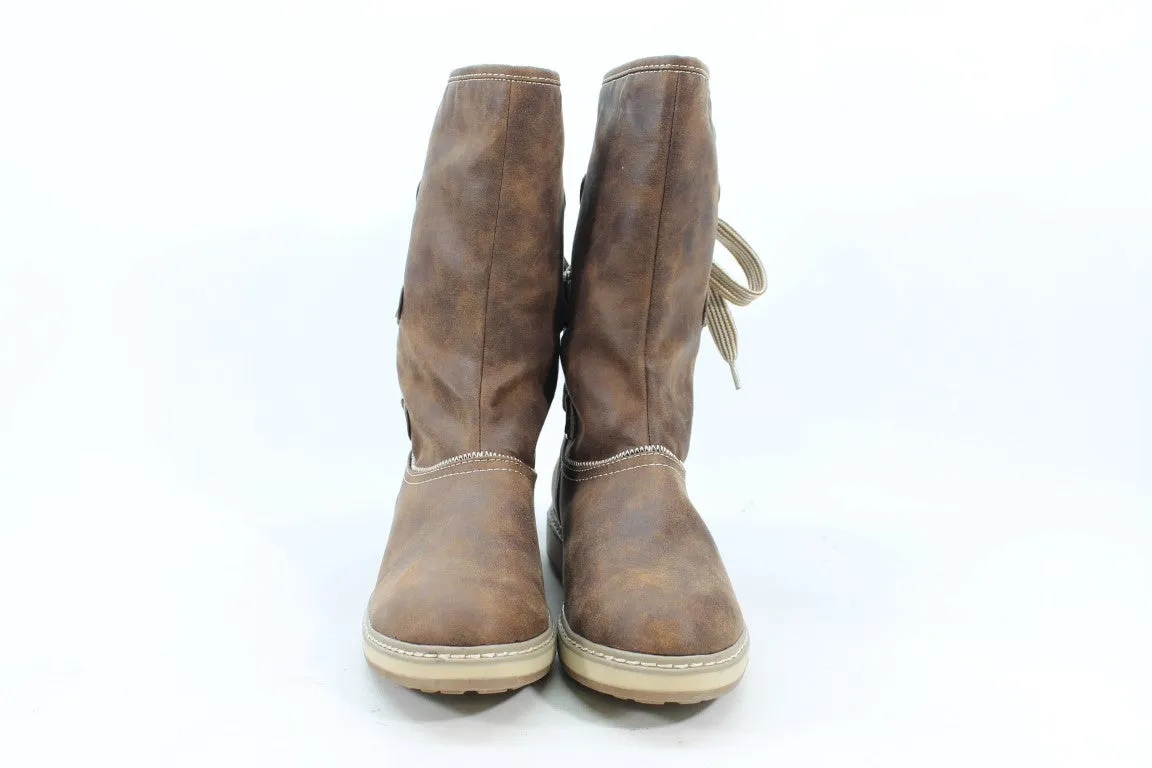 White Mountain Tivia Women's Brown Boots 8.5M(ZAP18792)