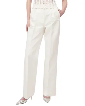 White Tate Wide Leg Trouser