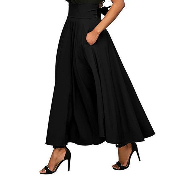 Women Maxi Skirts With Pockets