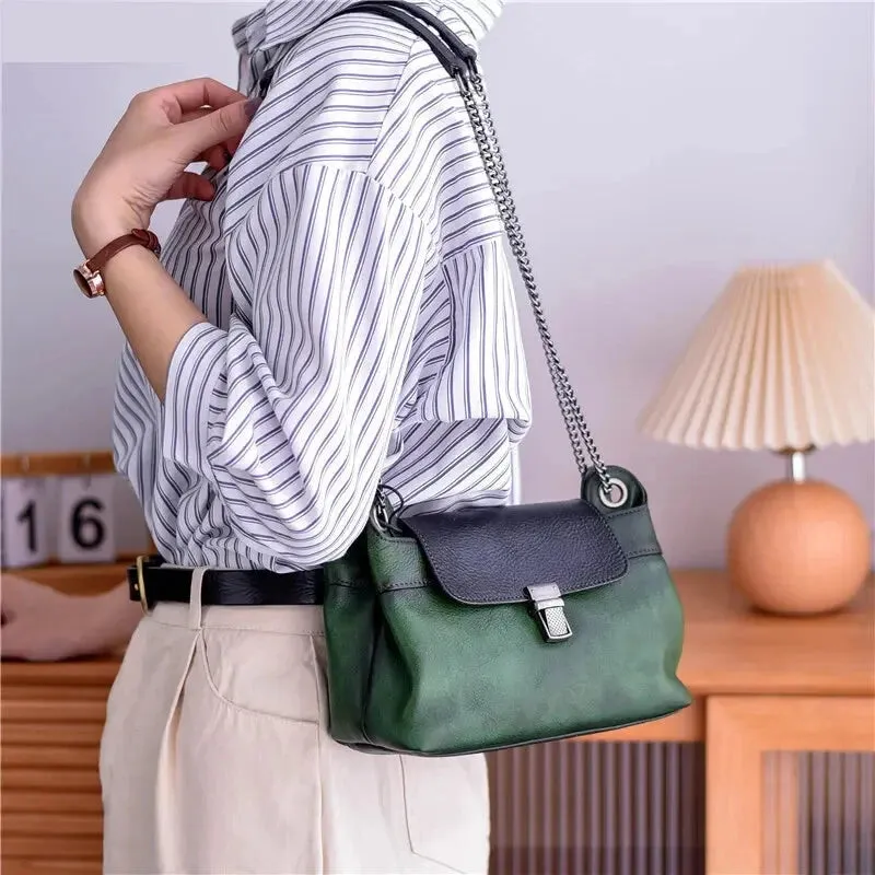 Women's Luxury Genuine Leather Outdoor Party Shoulder Crossbody Handbag