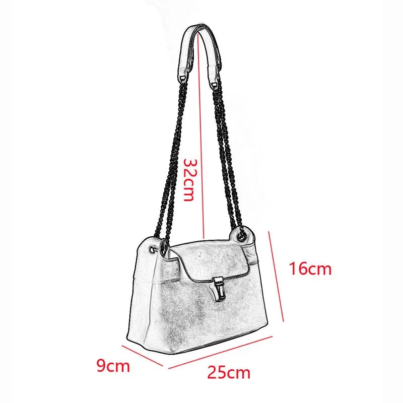 Women's Luxury Genuine Leather Outdoor Party Shoulder Crossbody Handbag